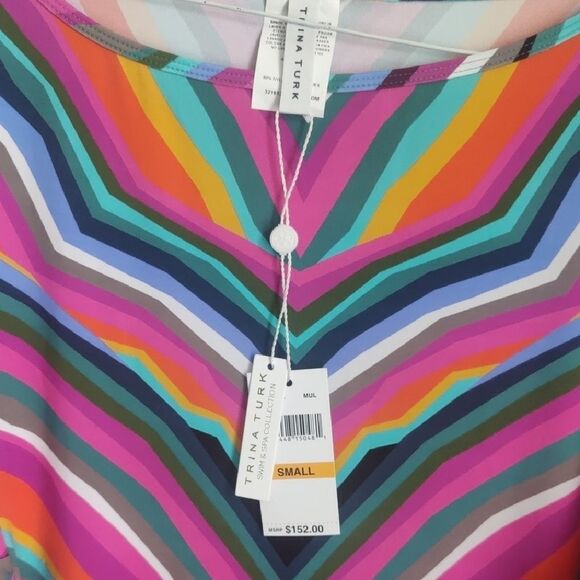 NWT $152 Trina Turk Vibrant Swim And Spa Cover Up - Picture 4 of 7